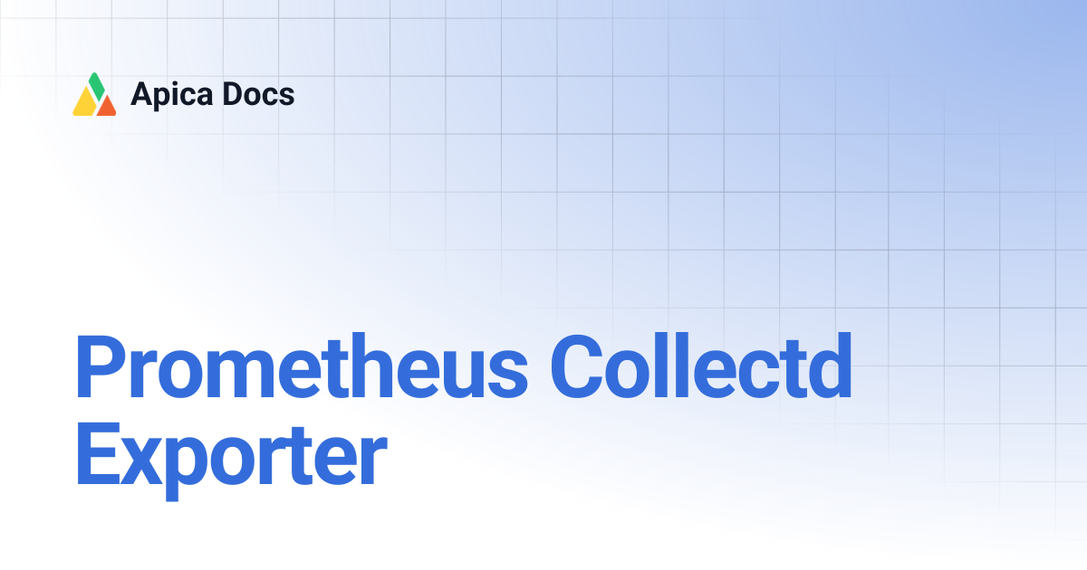 Prometheus Collectd Exporter | Apica Docs