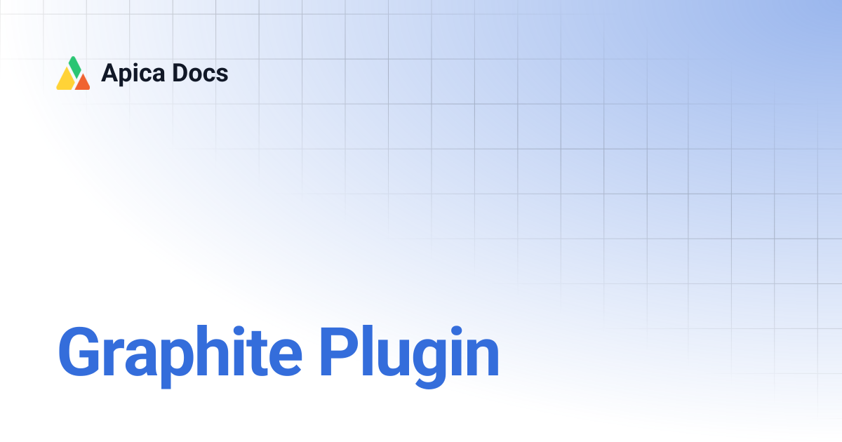 Graphite Plugin | Apica Docs